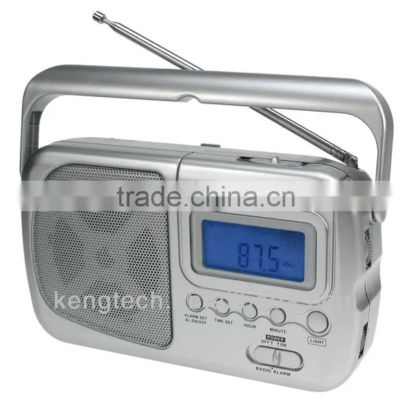 Easy Carrying Radio With Big LCD Clock photo-4