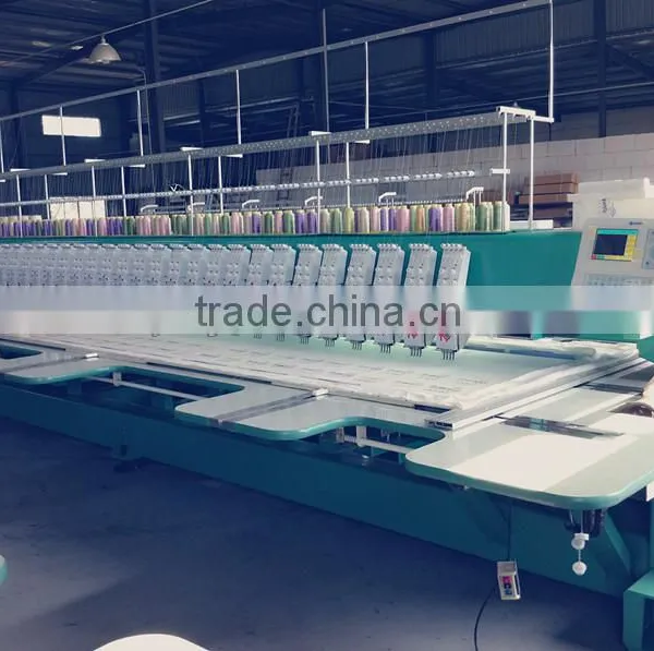 Multi-heads Flat Computerized Embroidery Machine With Cutter With Utc photo-2