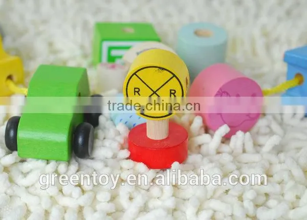 wooden string beads toy toys for kid educational