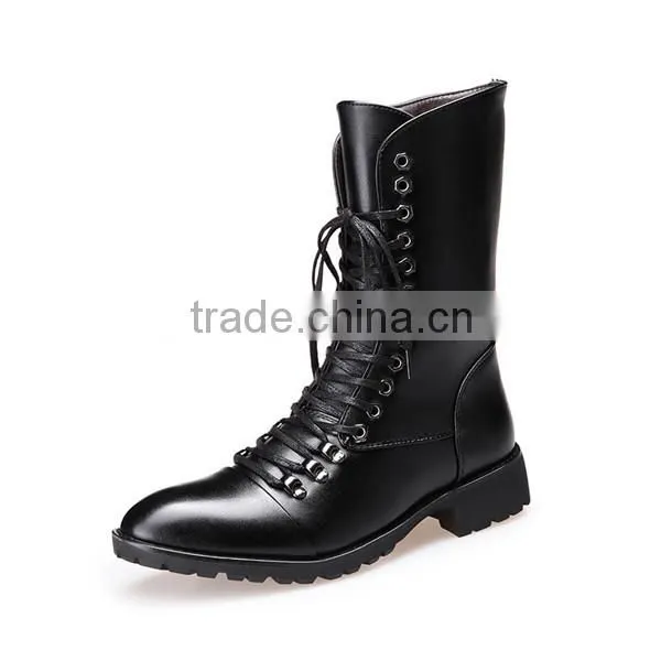 Wholesale Top Sale Leather Shoes Boots for Man SH-628 photo-3