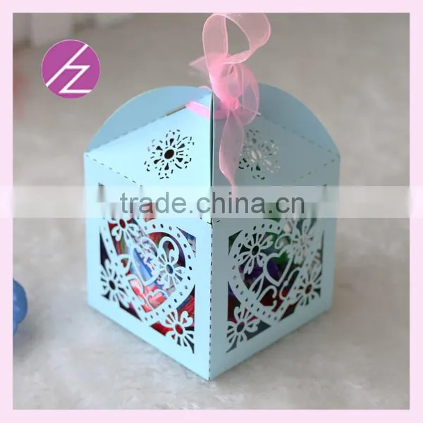 Hot SaleOEM Favor Box Wedding Candy Box Wedding Invitation Gift Box Laser Cut Heart Shape Custom Size Names&date Package Box photo-5
