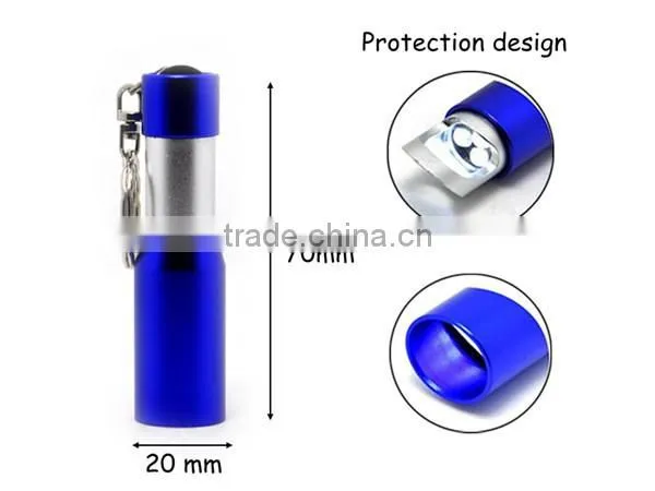 (1500348) Promotional Aluminum Mini 3 LED Flashlight Keychain With Bottle Opener photo-2