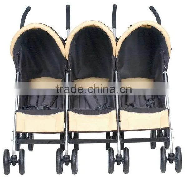 #3018T Three Seats Popular Cheap Triplets Pram Baby Stroller photo-2