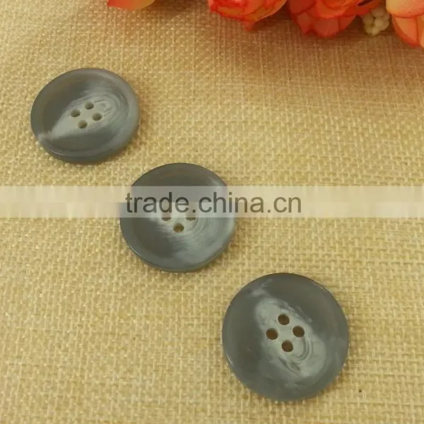 Resin 4 Holes Faux Horn Button photo-2