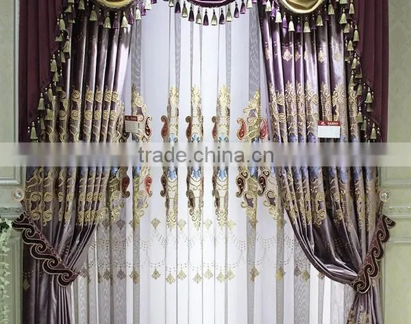 Purple Romantic Bedroom Curtains photo-4