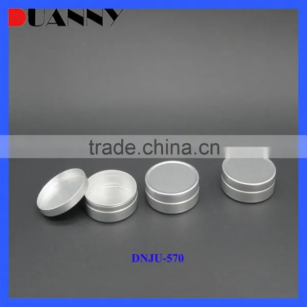 In Stock! Wholesale All Size Cosmetic Aluminum Containers , Luxury 15Ml 20Ml 50Ml Silver Color Cosmetic Jar Aluminium Quality Choice photo-6