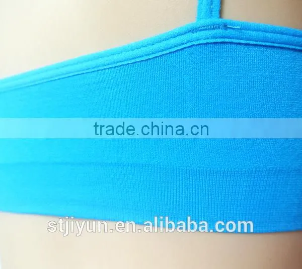 High Quality Wholesale Blue Seamless Teenage Girl Bra And Underwear photo-3