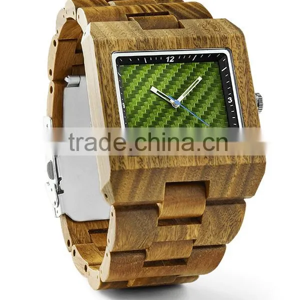Custom Vogue Wood Watch 2016 Original Japan Quartz Wood Watch photo-2