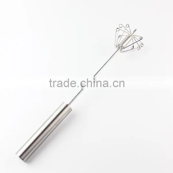 Stainless Steel Egg Whisk as Seen on tv Silicon Egg Whisk Manual Egg Beater photo-5