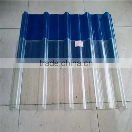 Corrugated Skylight Roof Sheet, FRP Gel CoatSheet,Colored Translucent FRP Roofing Sheets photo-3