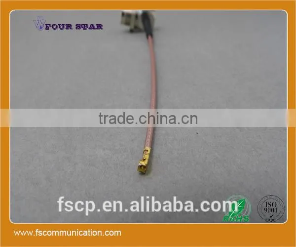 RG178 Cable Assembly With FME Male Bulkhead Right Angle Crimp to U.FL Male Crimp Connectors photo-4