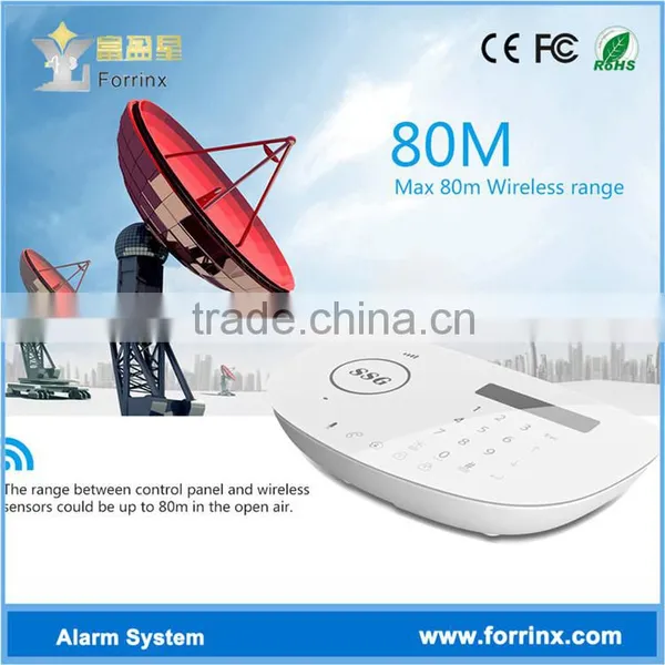 T6L Touch Screen Keypad LCD Display GSM Burglar Alarm System Auto Dialer