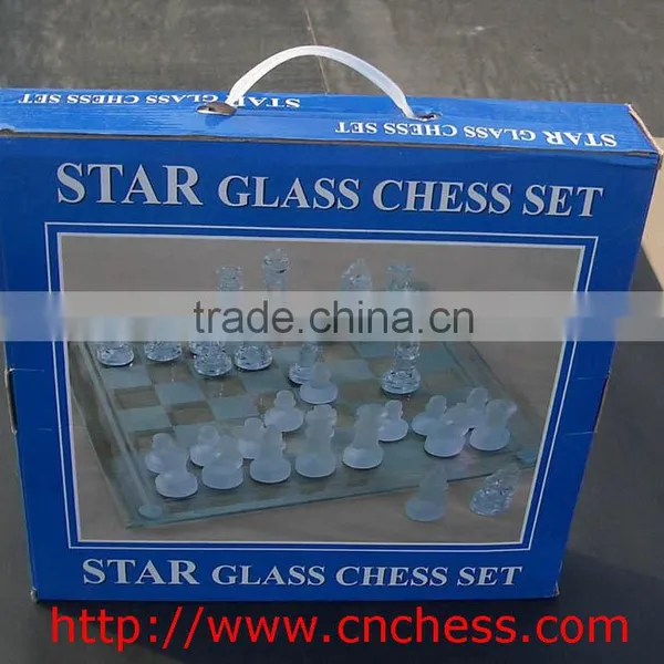 Glass Chess With Three Size(Youth,Medium,Large) photo-5