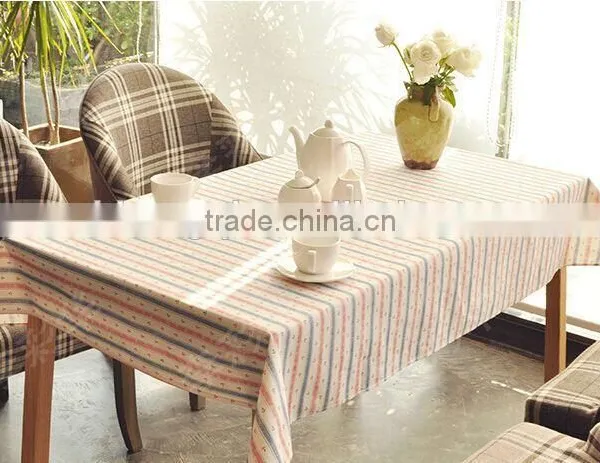 Cotton and Linen Printed Tablecloth photo-2