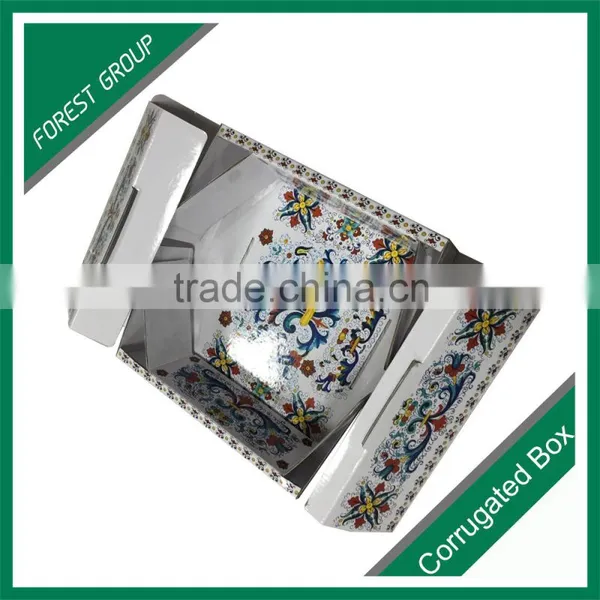 BOTH SIDES GLOSSY VARNISHED CORRUGATED PACKAGING BOX FOR BODY LOTION PACKAGING photo-2