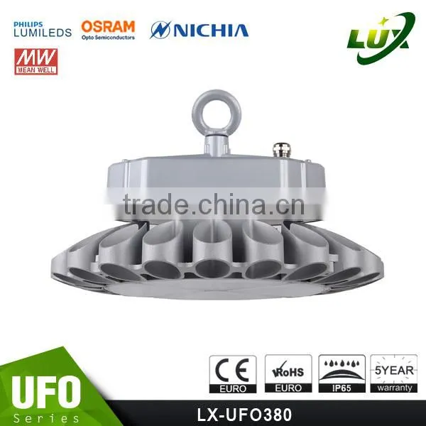5 Years Warranty Promotion Price 2016 CE Rohs Approved Meanwell Driver Wireless & Motion Control 150W UFO LED High Bay Light photo-4