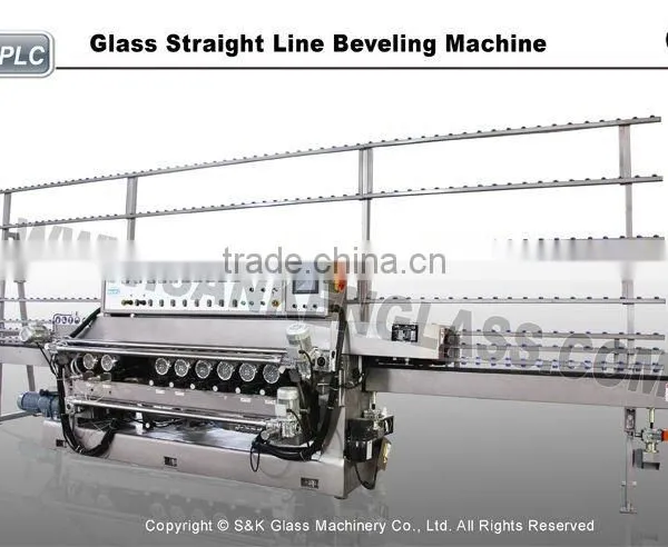 Sanken 9 Spindle Beveled Edge Glass Polishing Machine