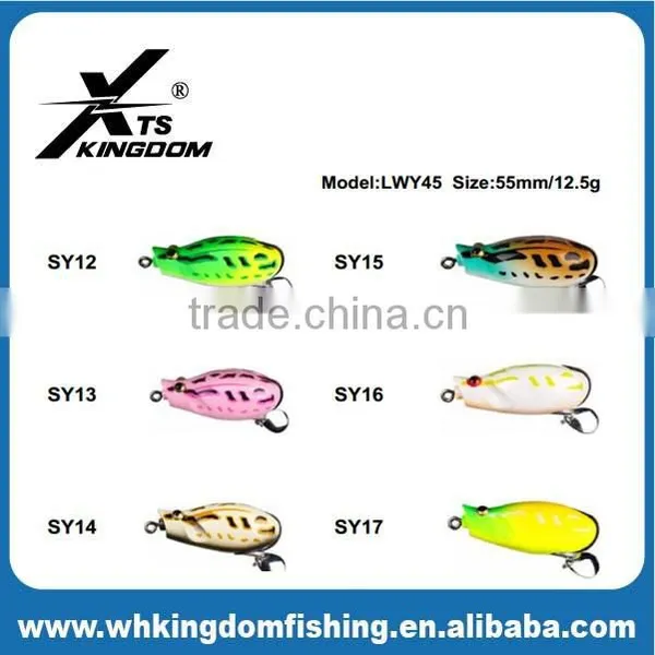 55mm 12.5g Soft Plastic Fishing Frog photo-2