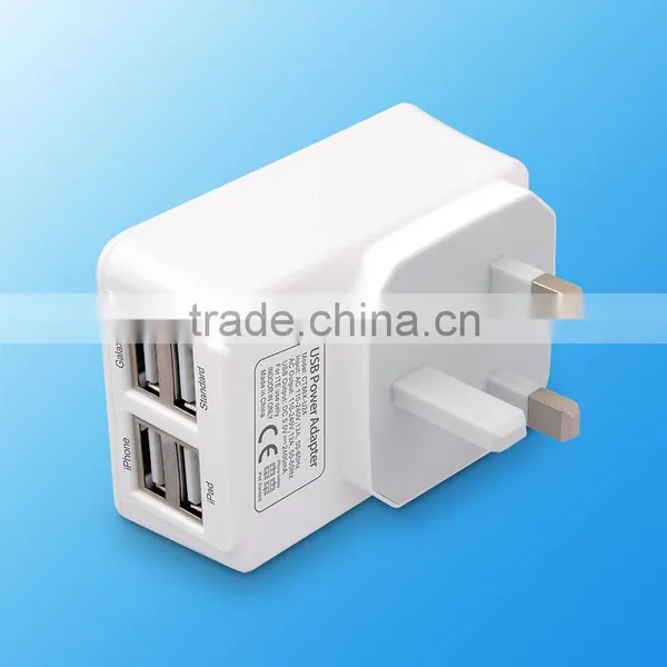 Widely Used Smartphone 4 USB Port Home Wall Charger photo-2