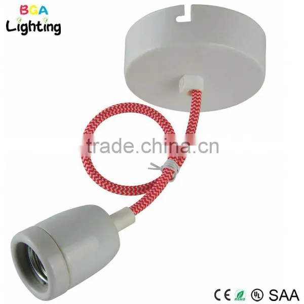 E27 Screw Porcelain Suspended Lighting With Ceramic Lamp Socket photo-4