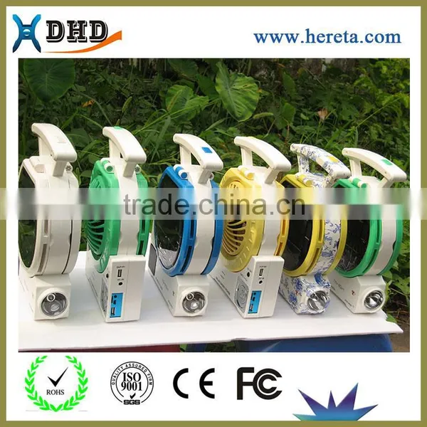 Shenzhen Factory Direct Sale Multifunction Solar Power Bank With Radio and Fan photo-6