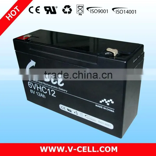 6V 12Ah Dry Cell Battery