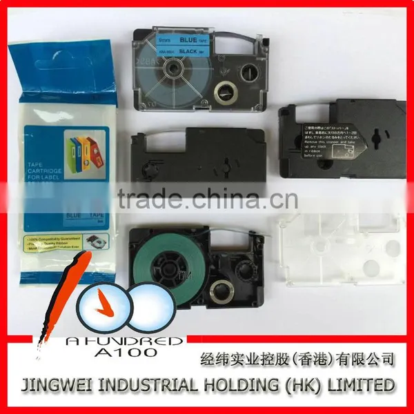 Tape Cartridge for Label Printer XRA-12WE1 Black on White 12mm be Used for Casio EZ Label Printer photo-3
