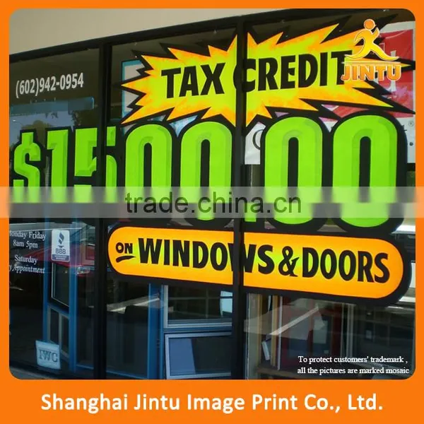 Custom Printed Waterproof Transparent Vinyl Digital Sticker Signage Quality Choice photo-3