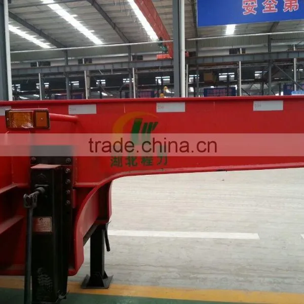 High Quality Low Price 60ton 3 Axle Low Bed Semi Trailer for Sale photo-4