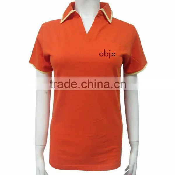 Custom Wholesale Comfortable Lady Polo Shirt photo-4