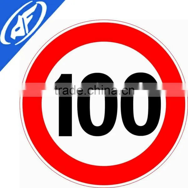 Reflective Adhesive 40 Yard Limit Road Sign photo-5