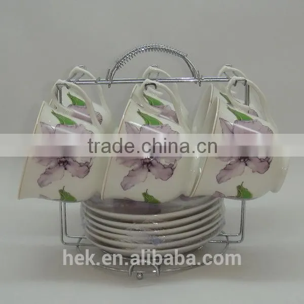 Bulk Ceramic Porcelain Tea Cup and Saucer Sets photo-5