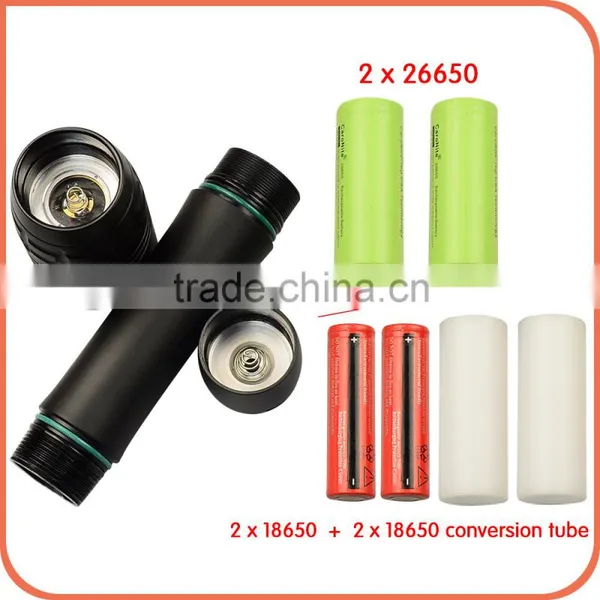 Factory Bulk Sale Magnetic Control Charging Aluminum Underwater 100m 1000 Lumen xm l2 Shenzhen Powerful Diving Torch photo-5