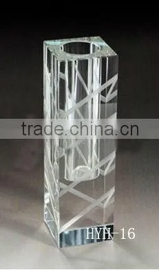 Clear Crystal Vase Decoration photo-3