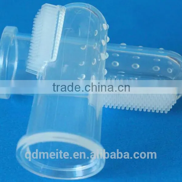 Eco-friendly Silicone Teether /silicone Toothbrush / Finger Toothbrush