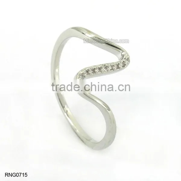 Eternal Love Lock Key Diamond Copper Ring For Women photo-4