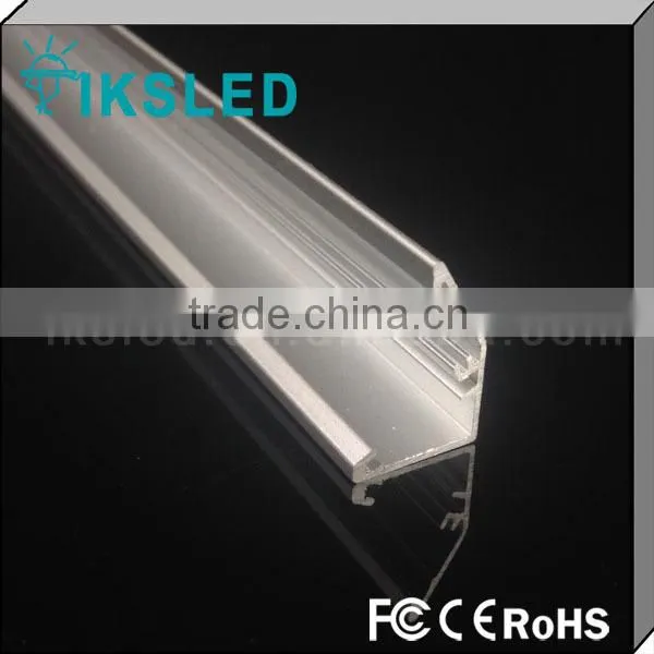 V shape various finish aluminum profile for led strip bar