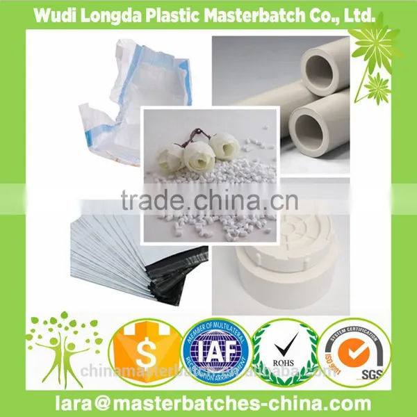 White Masterbatch With High-grade Rutile Tio2 for Film/injection and Extrusion