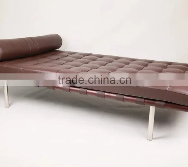 Living Room Furniture Leather Daybed Barcelona Daybed photo-5