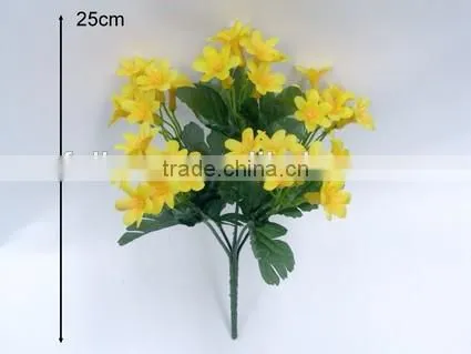 Artificial Decorative Mini Flower Bouquet H25cm White Forget Me Not Flower photo-2