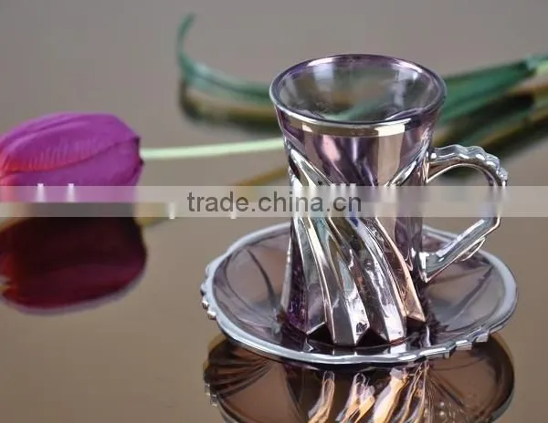 CREATIVE HOT SALING MACHINE PRESSED CUPS AND SAUCERS photo-4