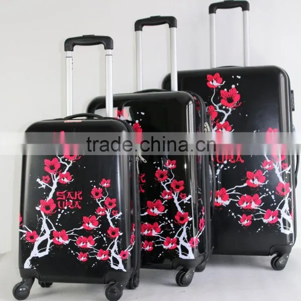 Printed Shinny Film ABS+PC Zipper Luggage photo-2