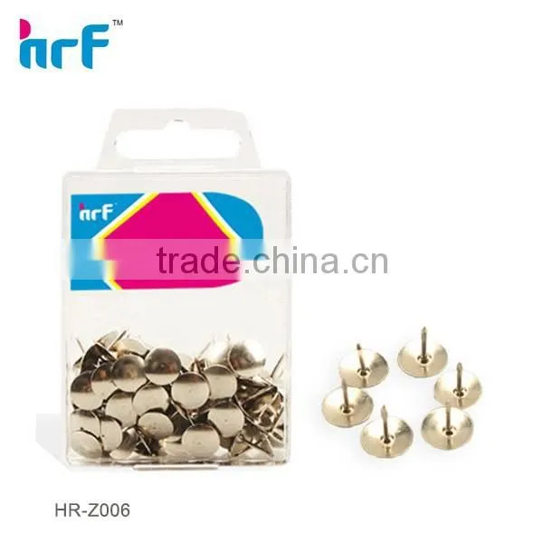 100 pcs Silvery Round Head Thumb Tacks in PS box
