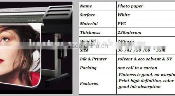 ECO Solvent High Glossy Photo Paper, Inkjet High Glossy Photo Paper photo-3