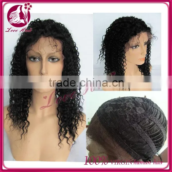 2014 New Coming With Discount Quality Brazilian Hair Lace Front Wig/front Lace Wig