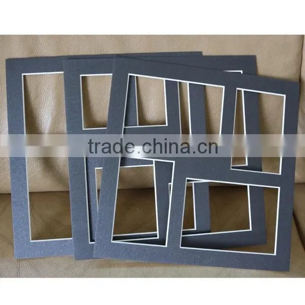 Wholesale 4ply 5x7 8x10 11x14 Precut Uncut White Black DIY Mats for Deco Home Frame photo-5