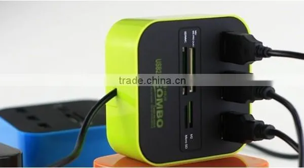 Combo All in 1 Multi Function USB Card Reader & Hub photo-3