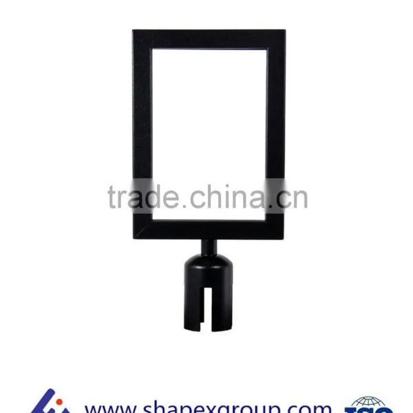 RETRACTABLE STANCHION SET, 6 Posts + Portrait SignFrame photo-4