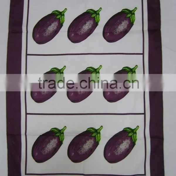 Silk Screen Printing Cotton Twill Material Fabric Tea Towel photo-3