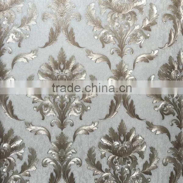 Korea Modern Flower Pvc Wallpaper photo-2